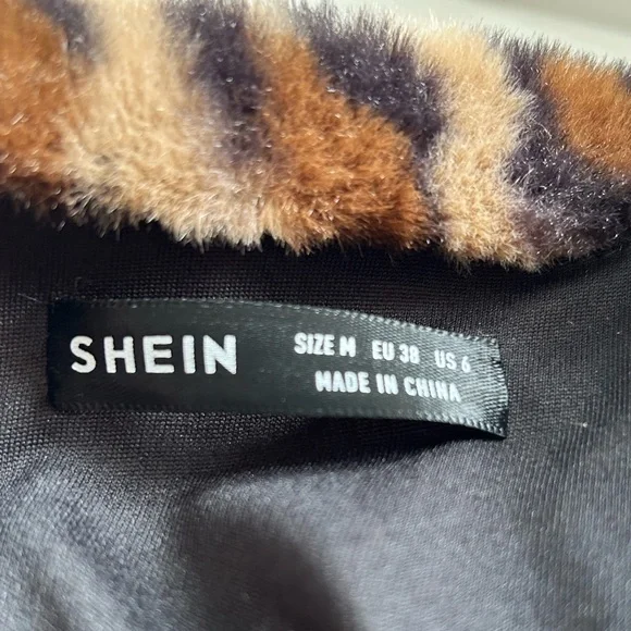 Leopard print faux fur bomber - Picture 10 of 10